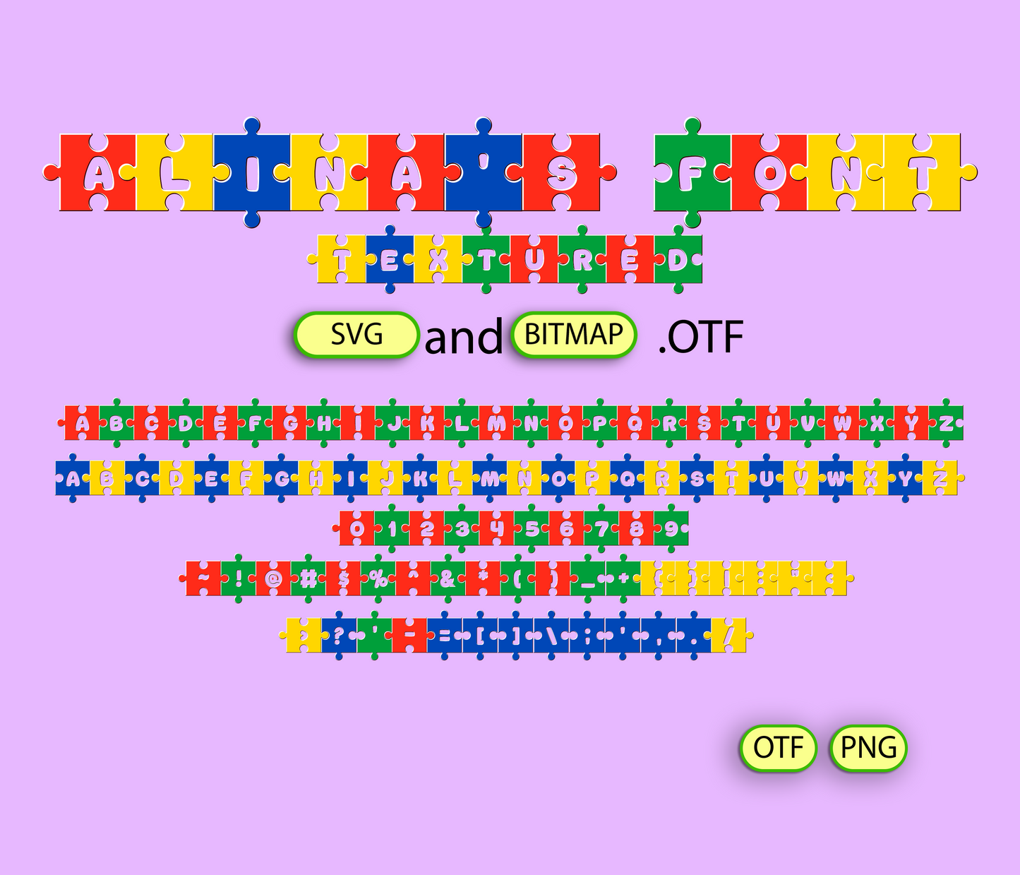 Spectrum Connection Font Textured