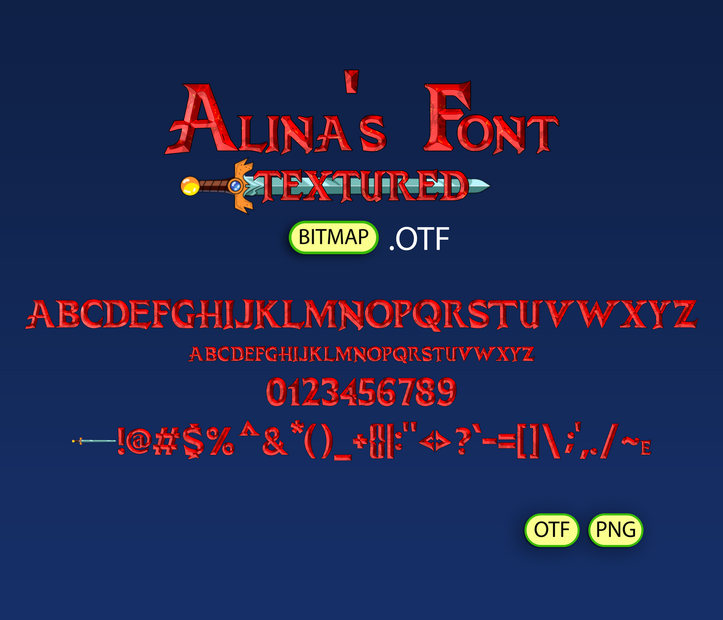 Mathematical Adventure Font Textured