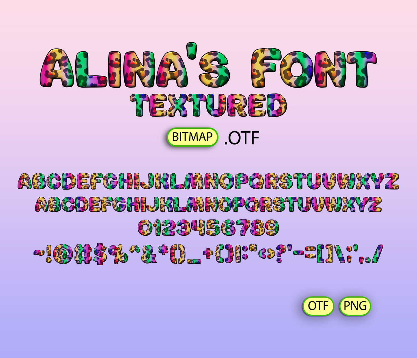 Safari Splash Font Textured