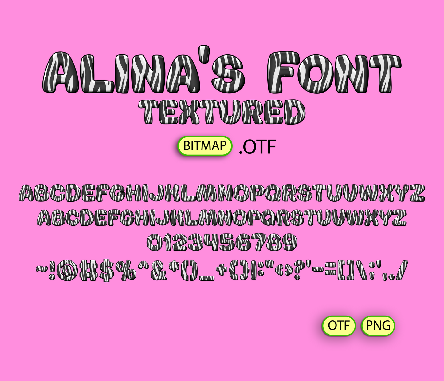 Wild Prism Font Textured