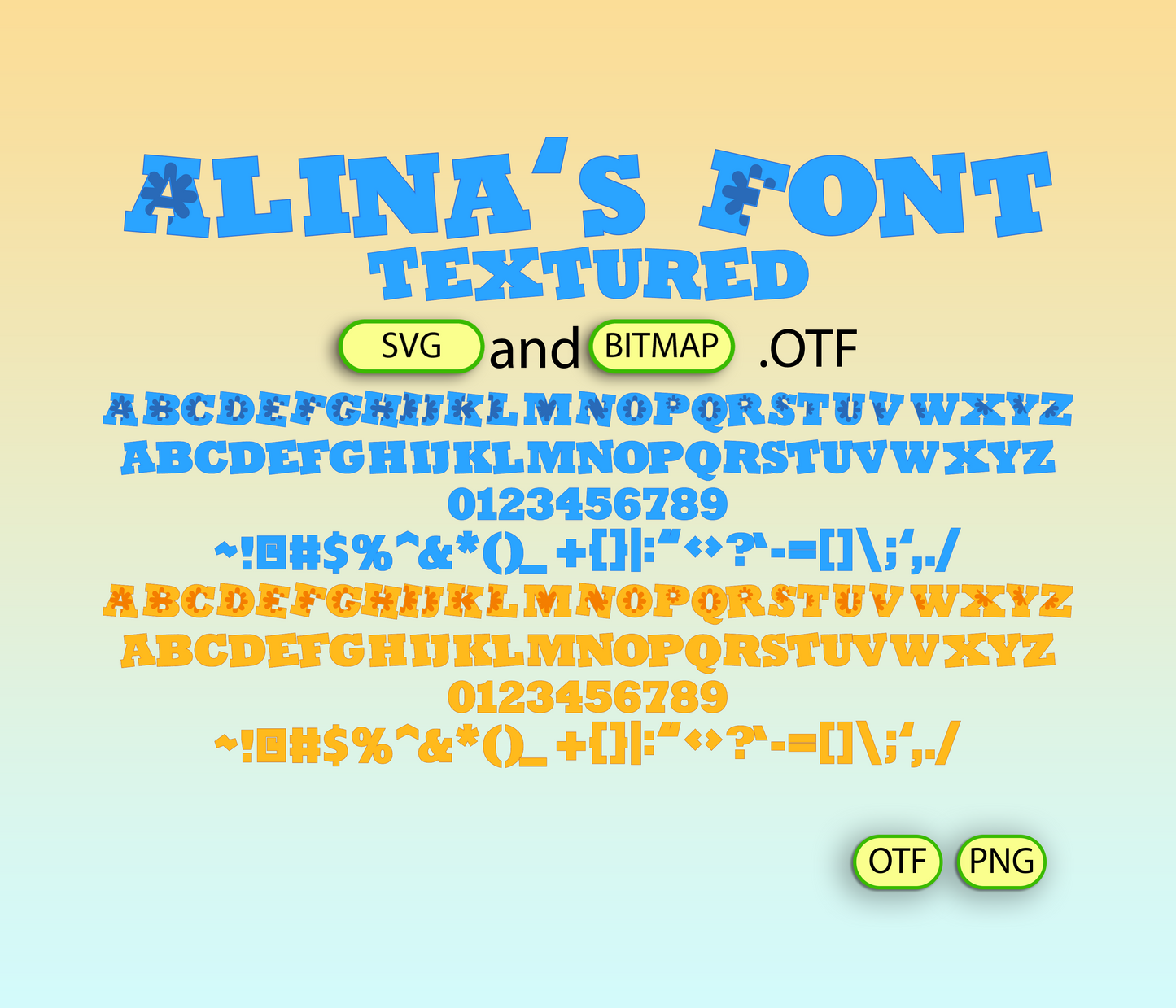 Festive Folklore Fonts Textured Big Bundle - Alina's Fonts