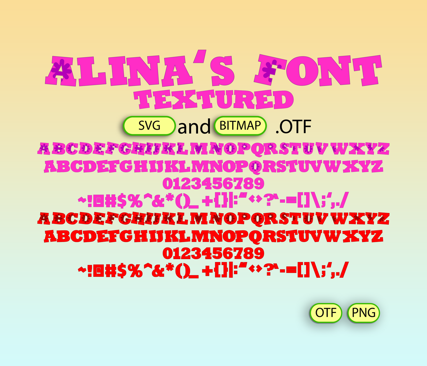 Festive Folklore Fonts Textured Big Bundle - Alina's Fonts