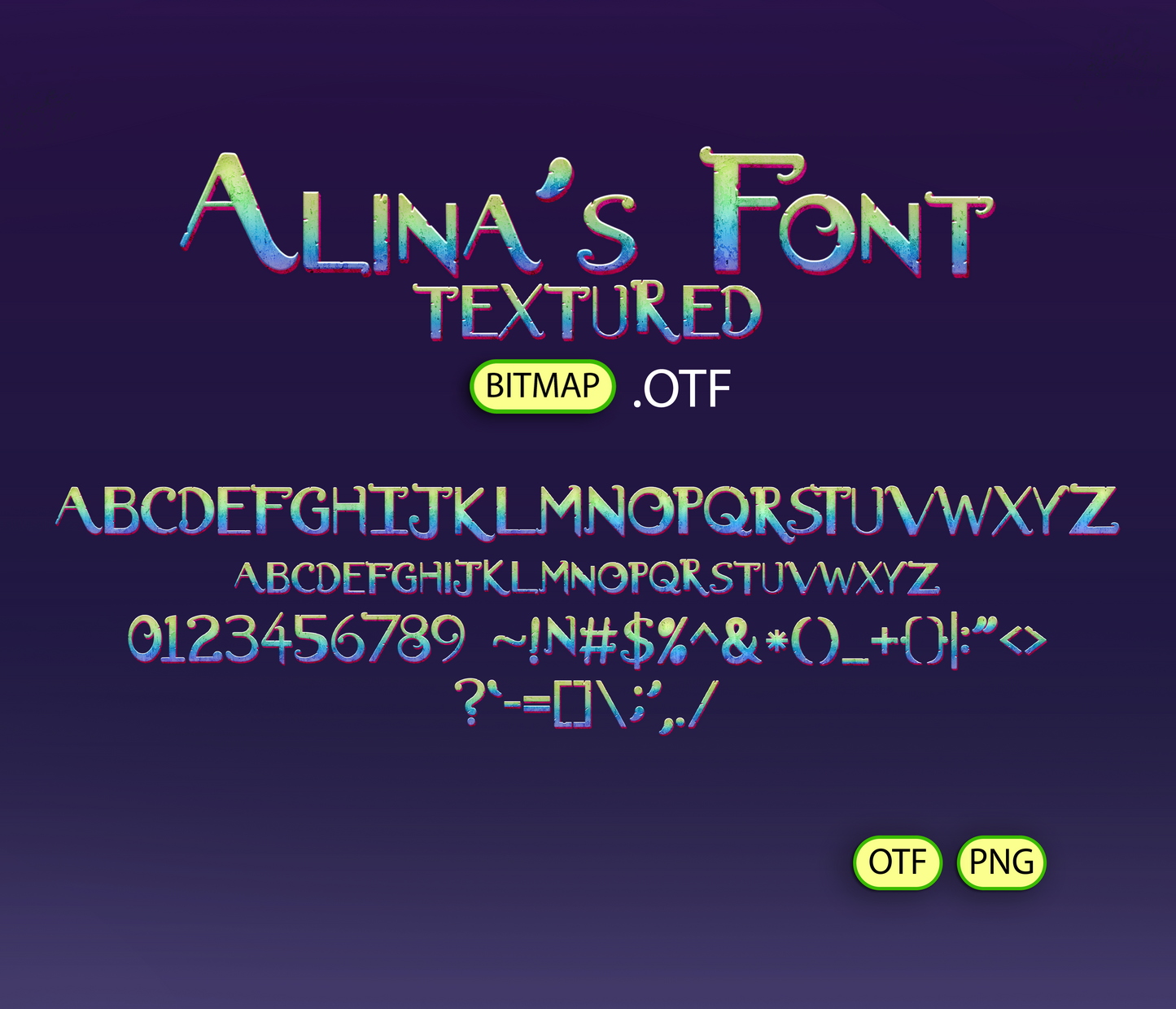 Magical Casita Font Textured Bundle - Alina's Fonts