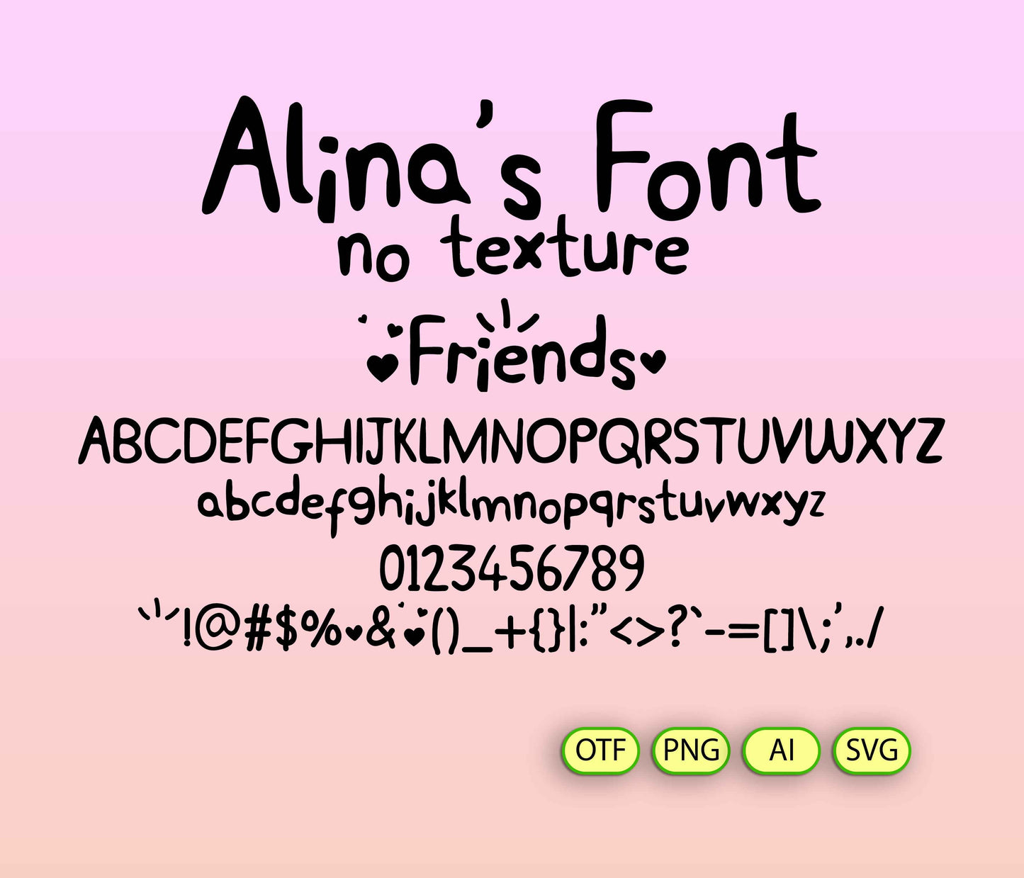 Friendship Font Textured - Alina's Fonts
