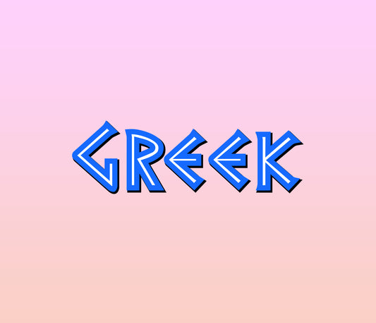 Ancient Greek-Inspired Font