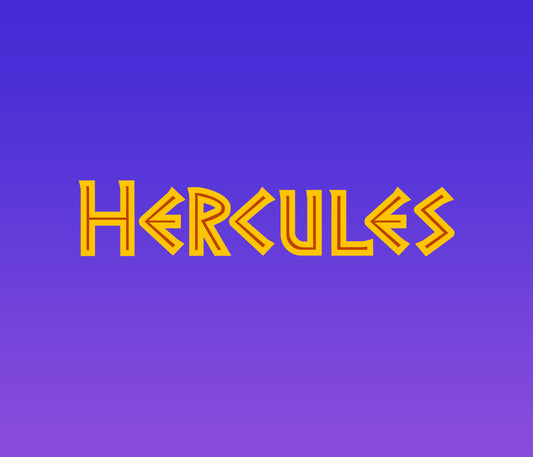 Hercules Movie-Inspired Font