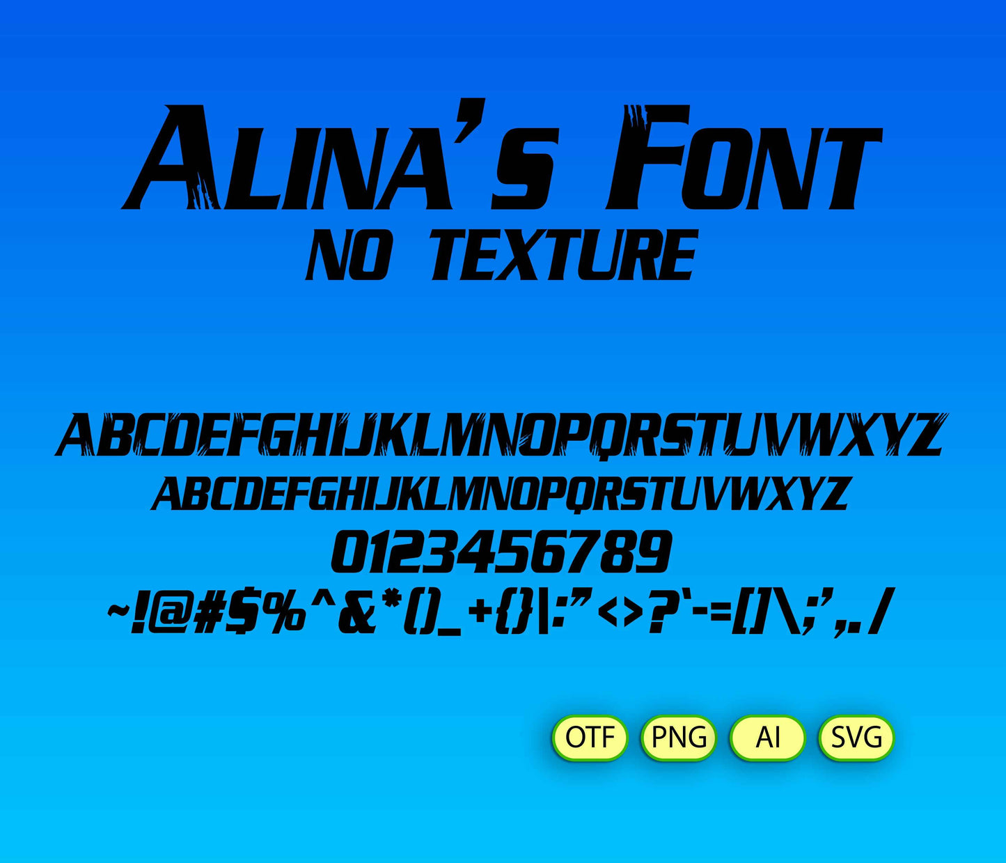 Monster Font - Alina's Fonts
