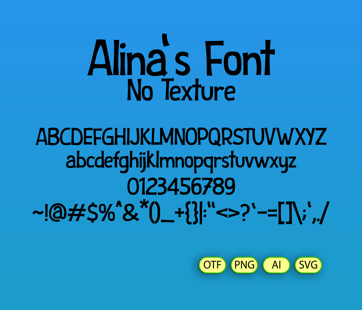 Timeless Toons Font Textured