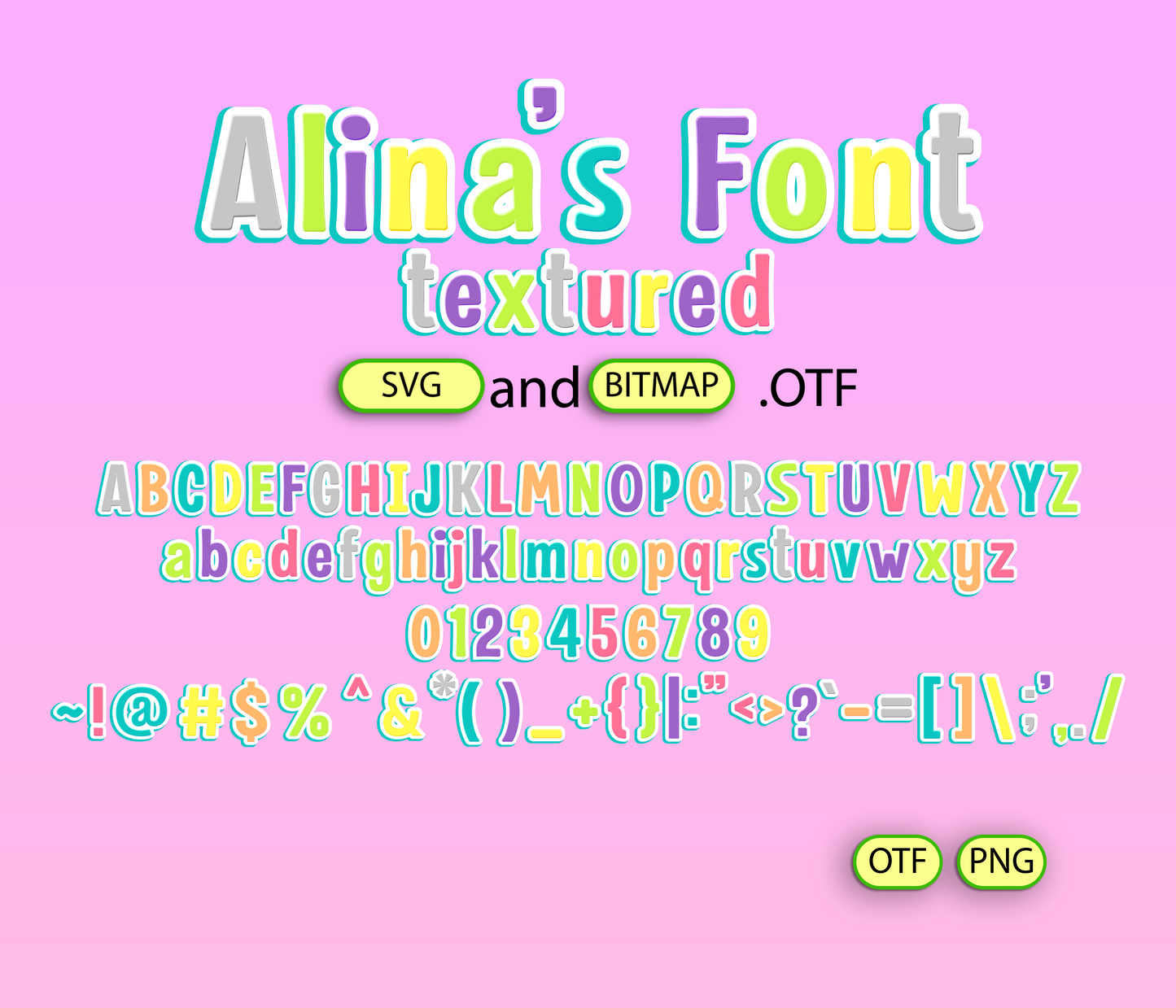 Squishie Companions Font Textured