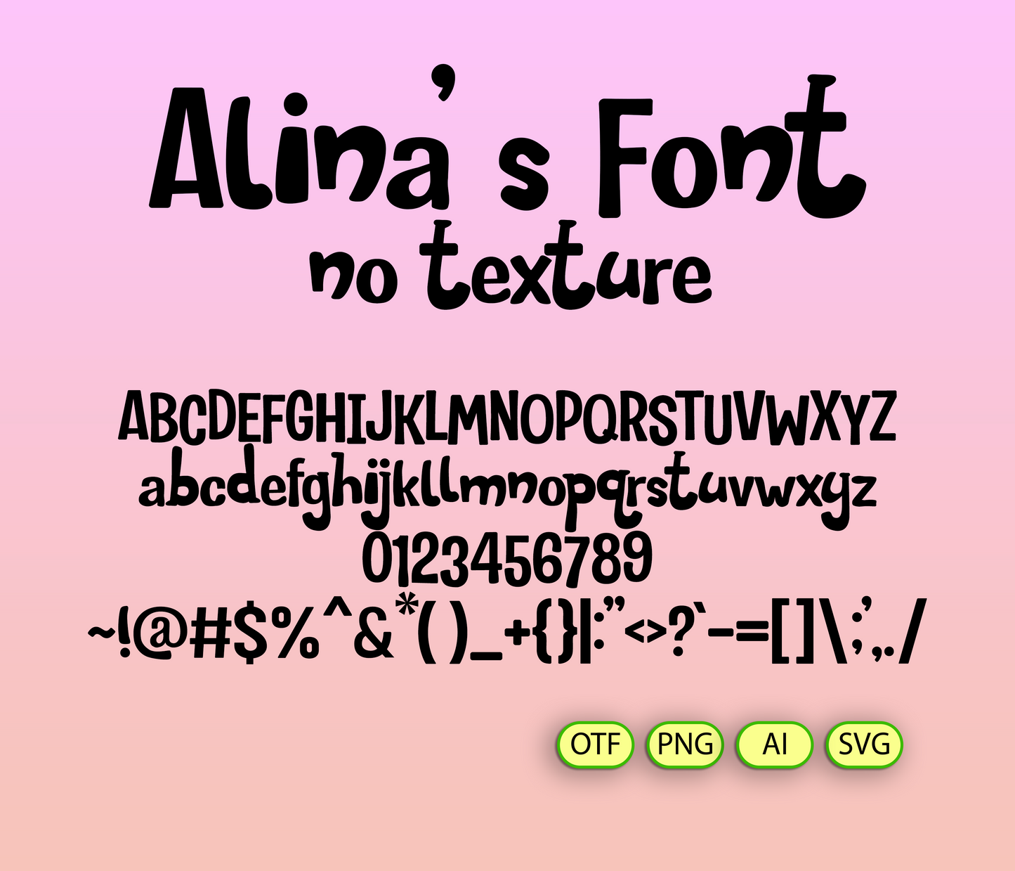Squooshie Pals Font Textured
