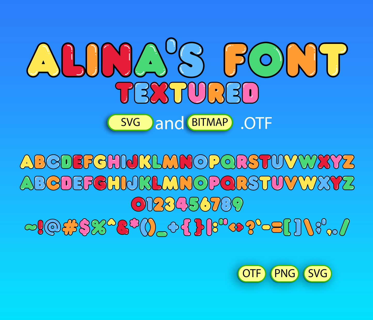 Playful World Creator Font Textured