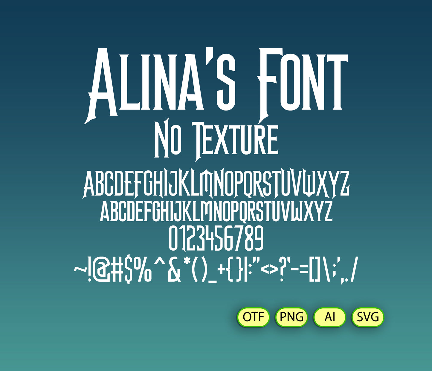 Emerald Spellcraft Theatrical Font Textured