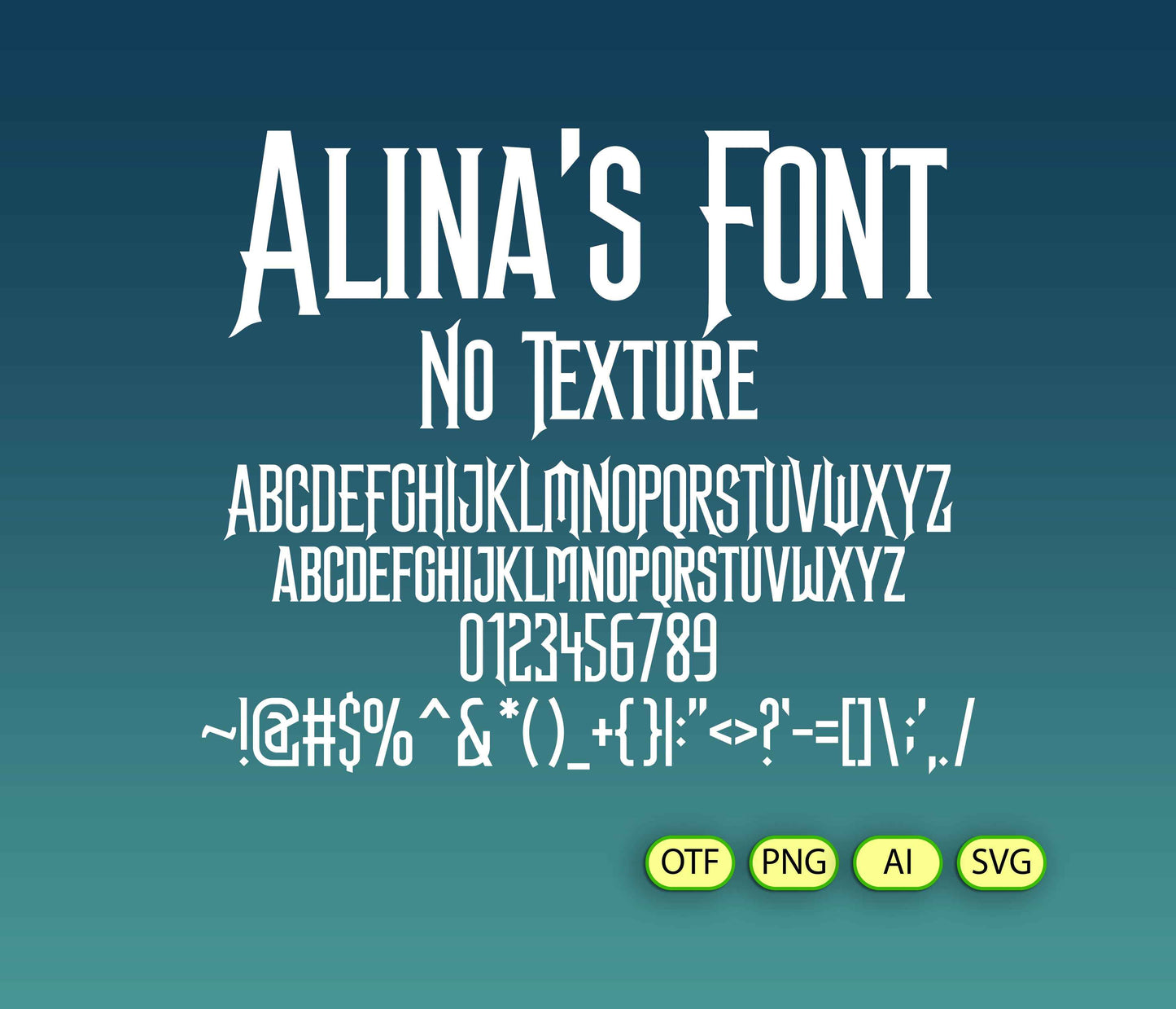 Emerald Spellcraft Theatrical Font Textured - Alina's Fonts