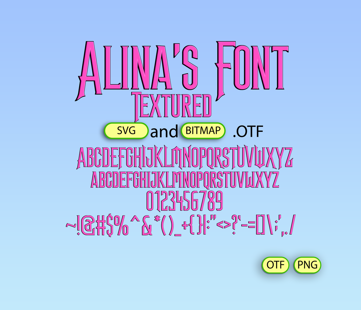 Emerald Spellcraft Theatrical Font Textured