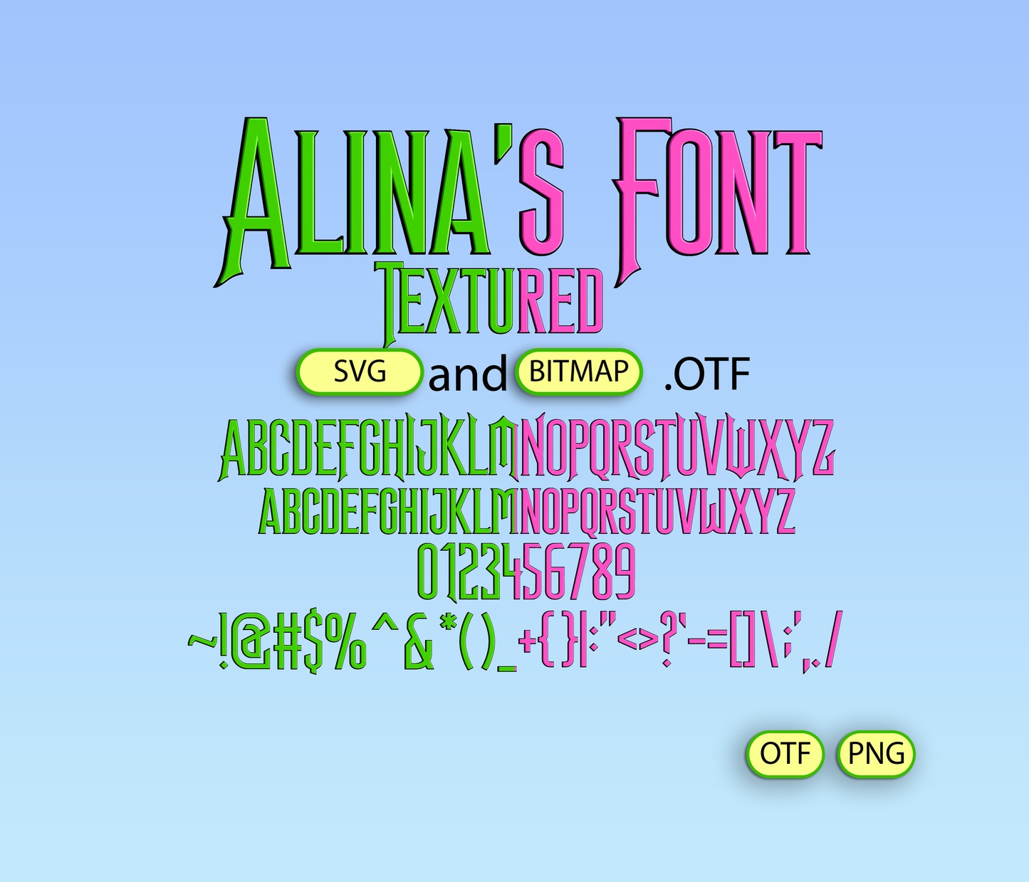 Emerald Spellcraft Theatrical Font Textured