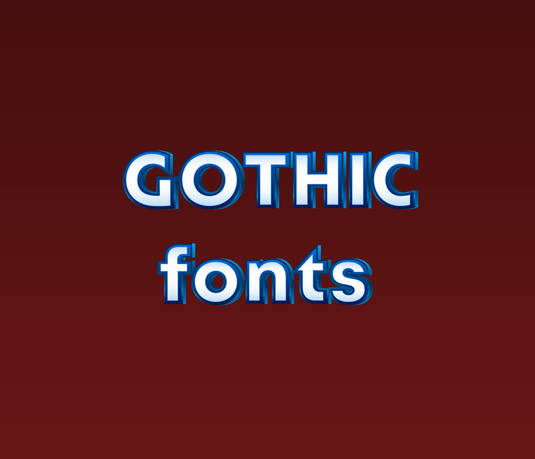 Gothic Textured Fonts: Dark, Ornate, and Medieval Textured Typeface Co ...