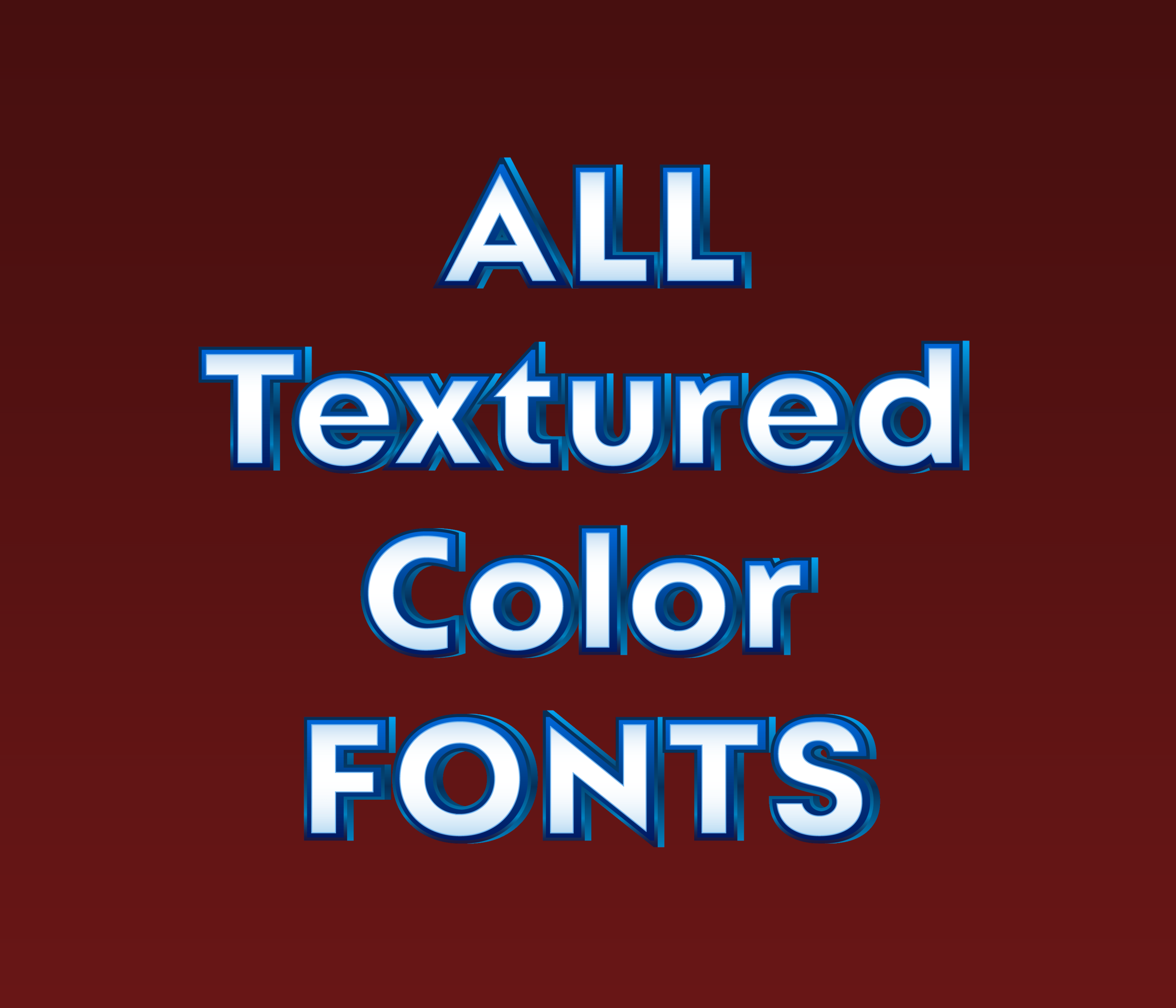 All Textured Fonts: Embossed, Distressed, and Grungy Typeface Collecti ...