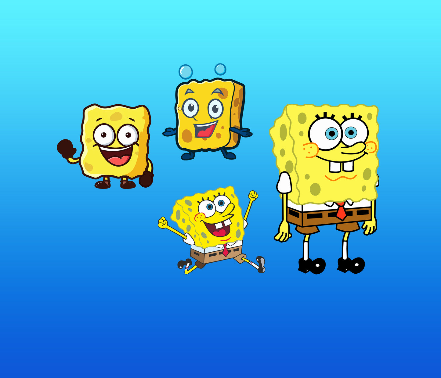 Sponge Bob Free Stickers