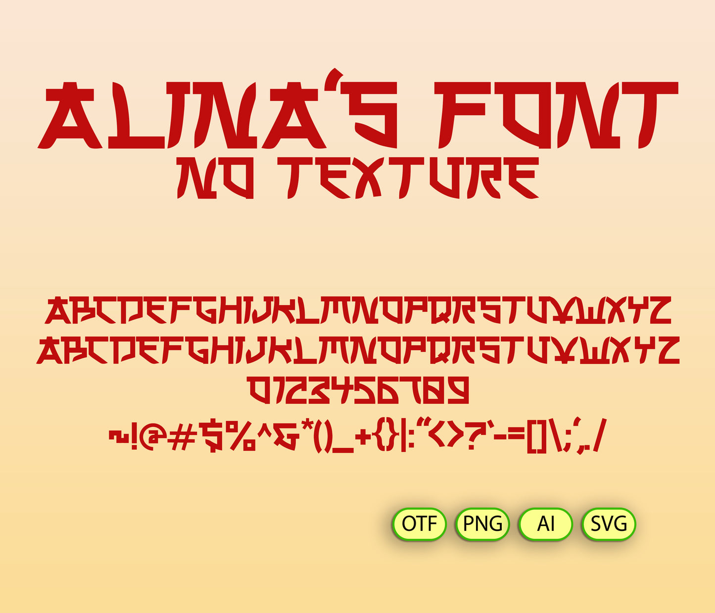 Chinese Calligraphy Font