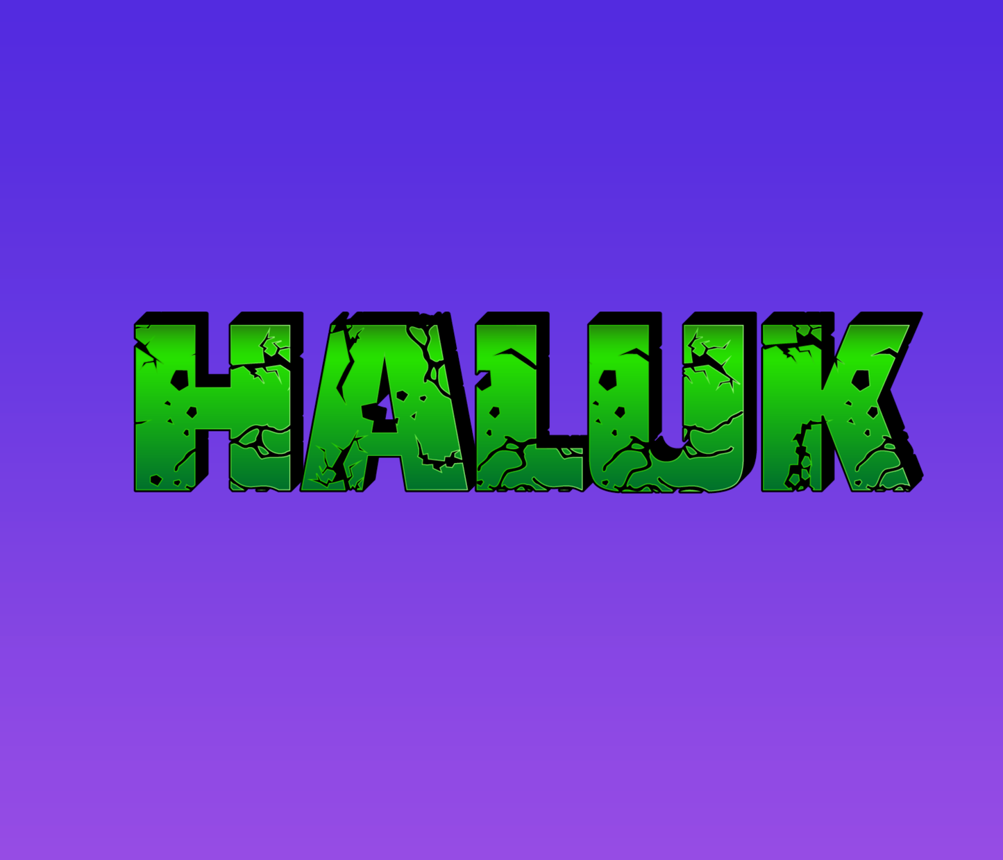 Hulk Font Textured