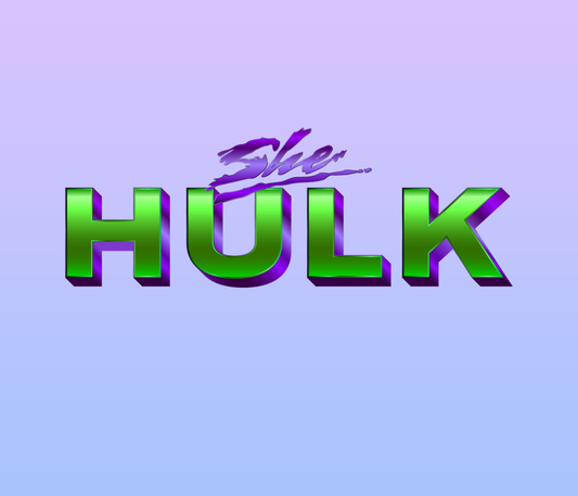 She Hulk Font Textured