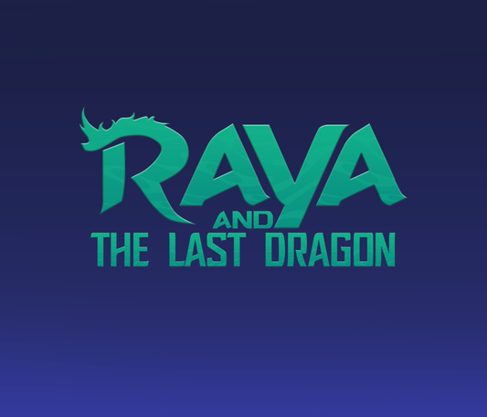 Raya and the Last Dragon 2 Font Textured