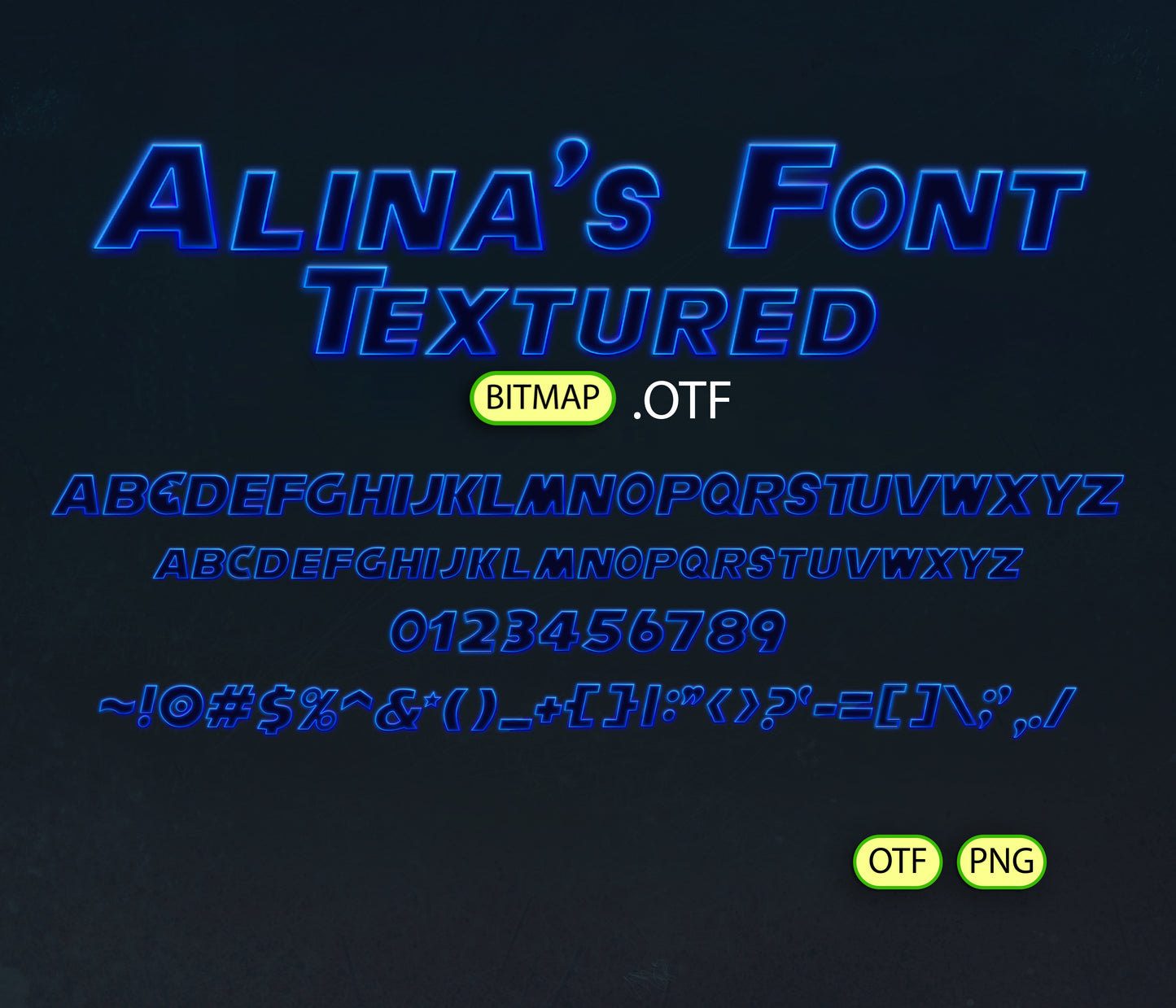 Speedy Hedgehog Font Textured