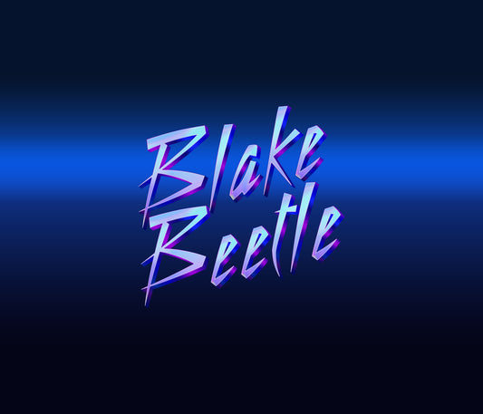 Blue Beetle Textured Font