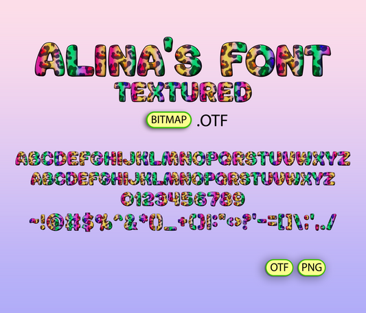 Safari Splash Font Textured