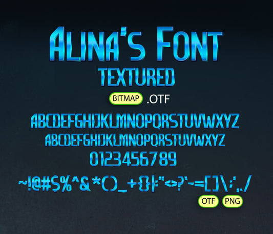 Quantum Hero Font Textured