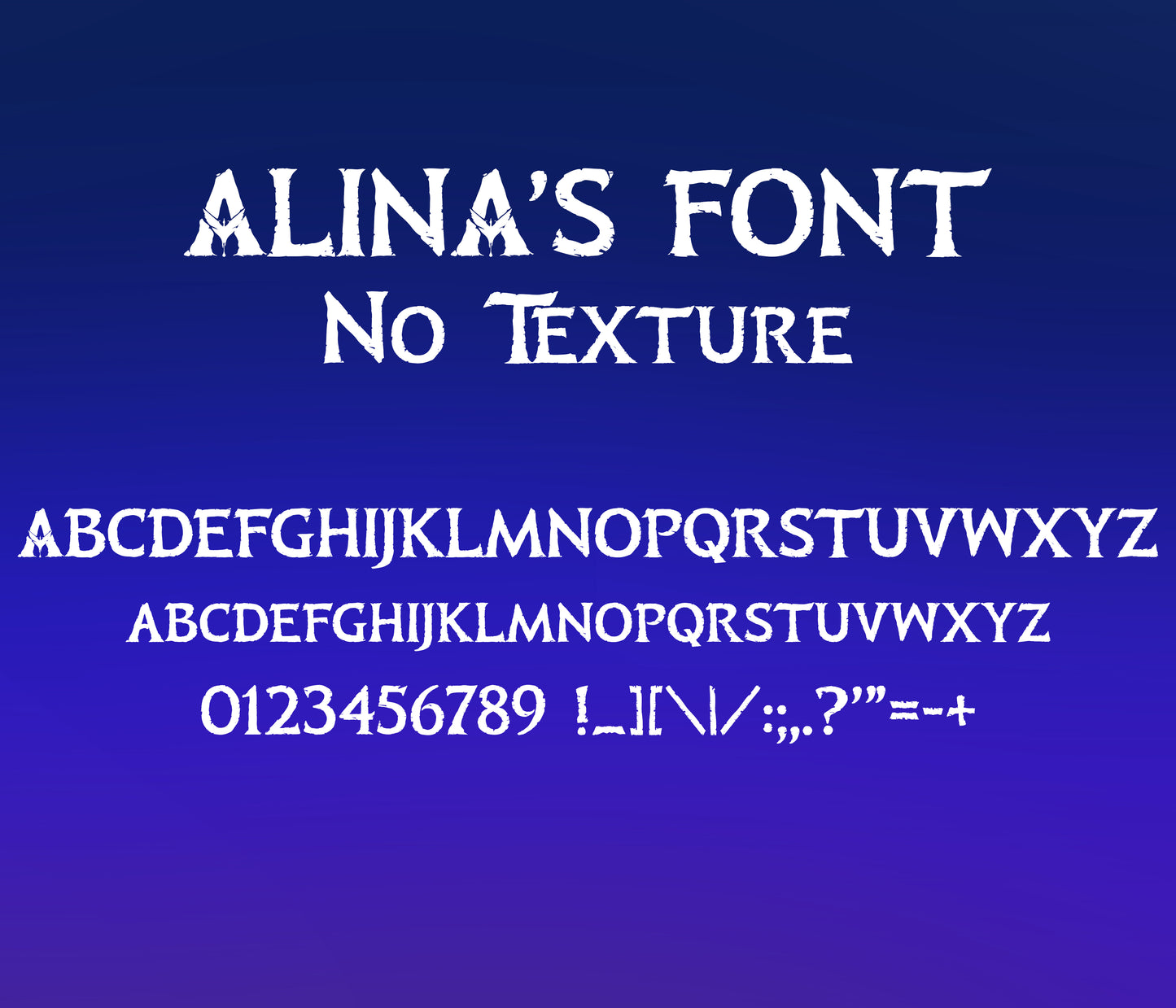 Avatar The Way Of Water Textured Font