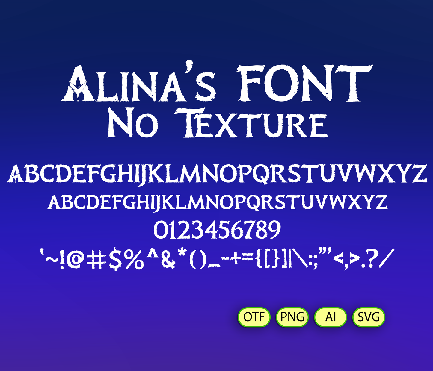 Pandora's Glow Font Textured