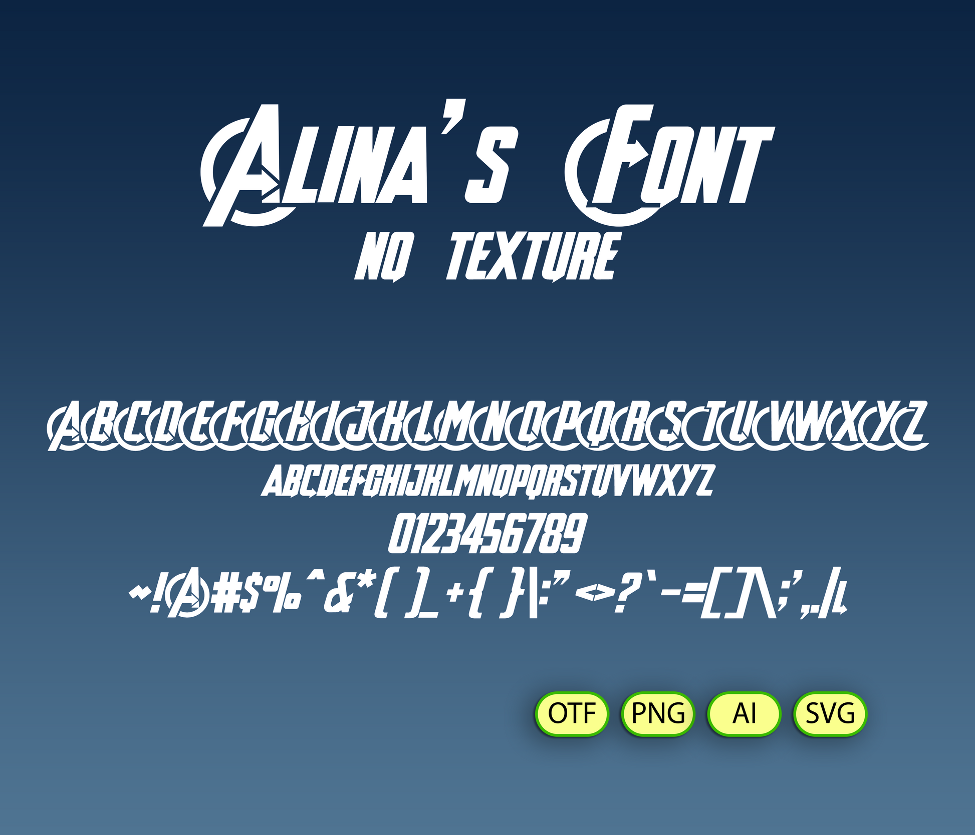 Ultimate Showdown Font Textured – Alina's Fonts
