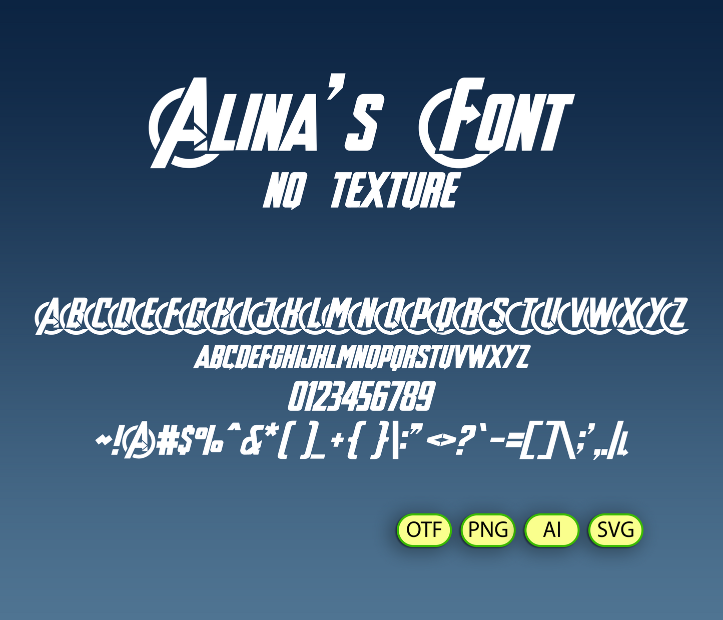 Ultimate Showdown Font Textured