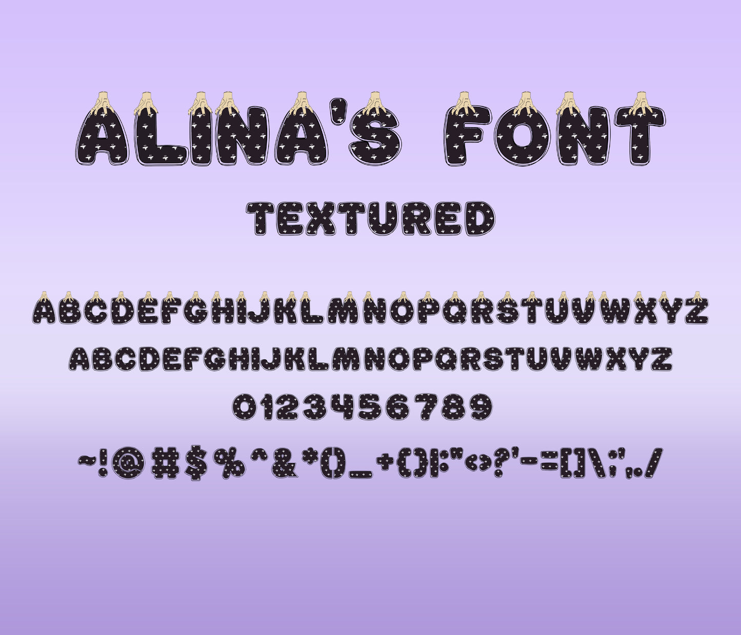 Wednesday Textured Font: A Gothic Artistry
