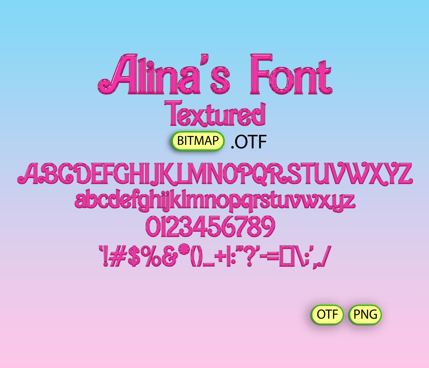 Glamour Girl Font Textured