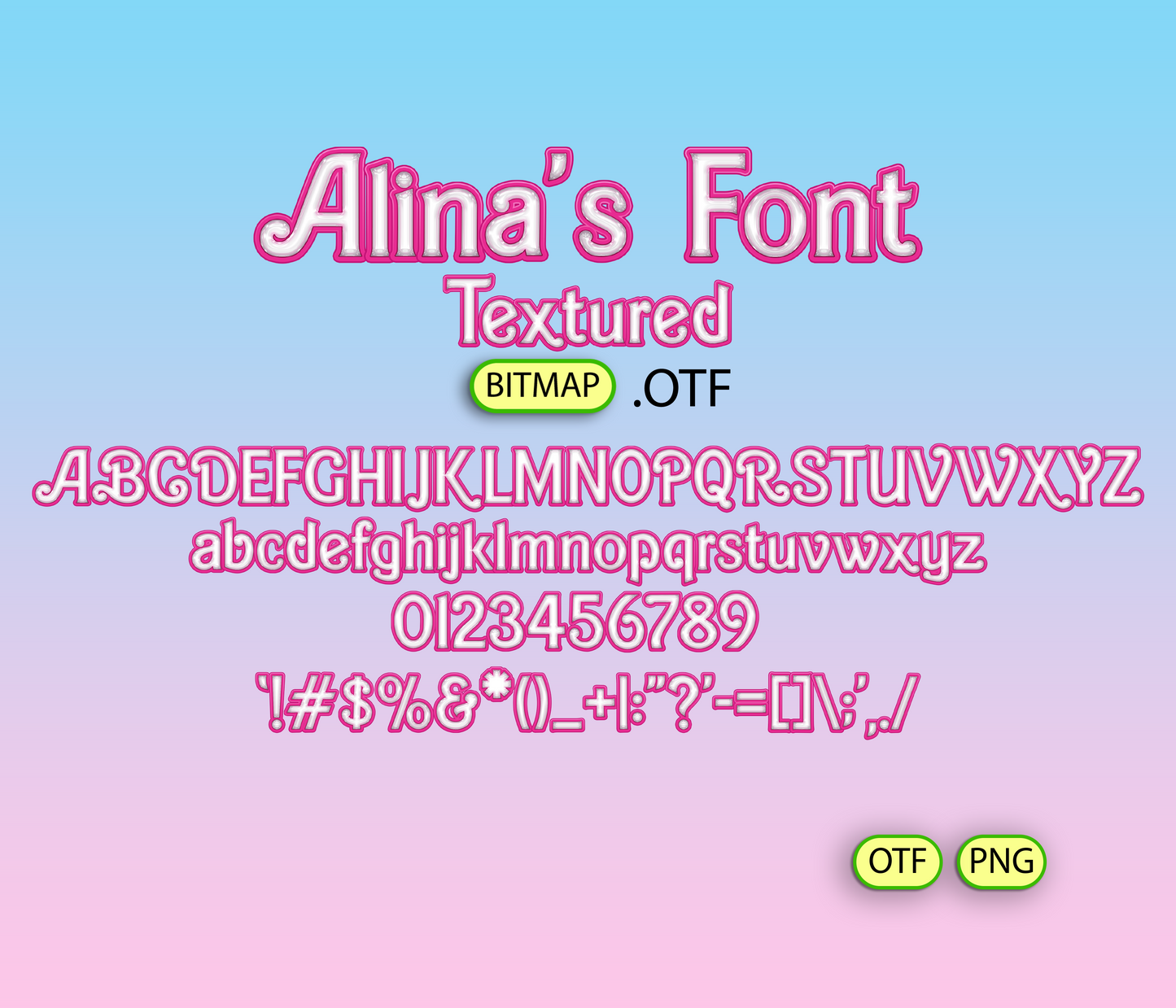 Dream Doll Font Textured