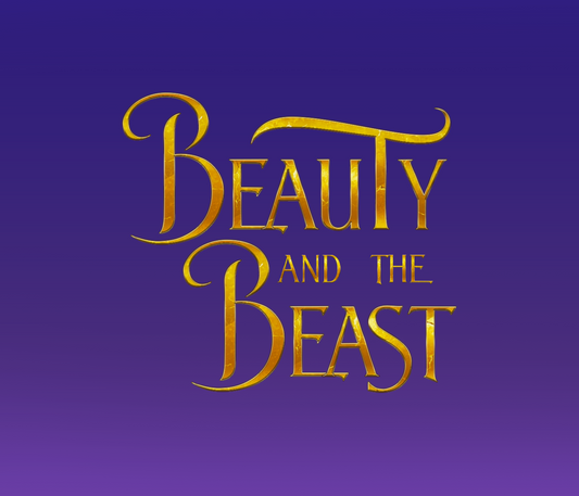 Beauty And The Beast Font Textured