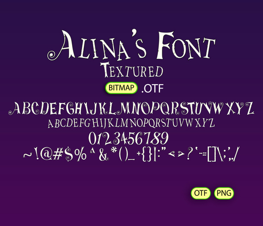 Otherworldly Whimsy Font Textured