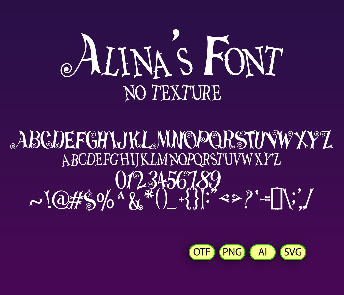 Afterlife Trickster Sequel Font Textured