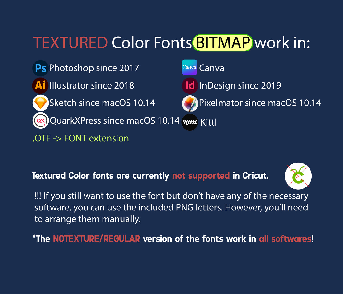 Ghoulish Fun Colorful Halloween Pattern Font