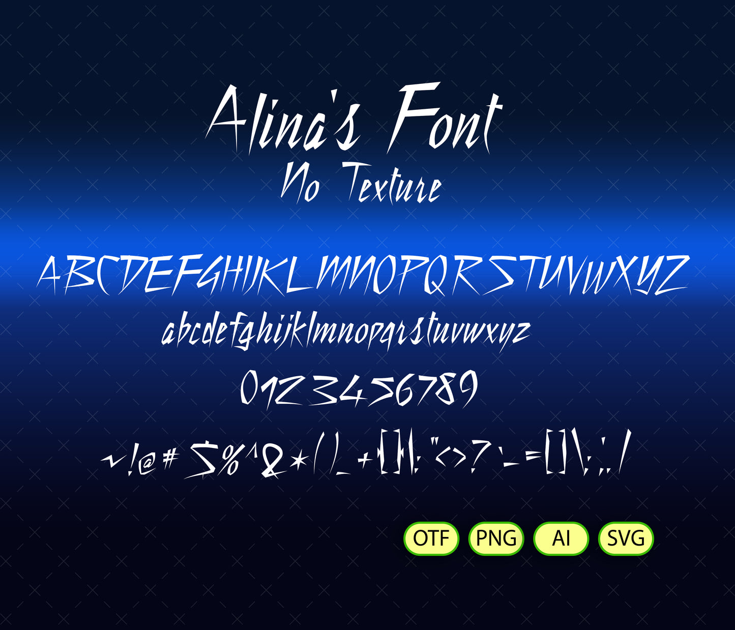 Power of Galactic Font Textured