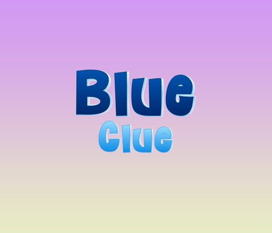 Blue's Clues Textured Font