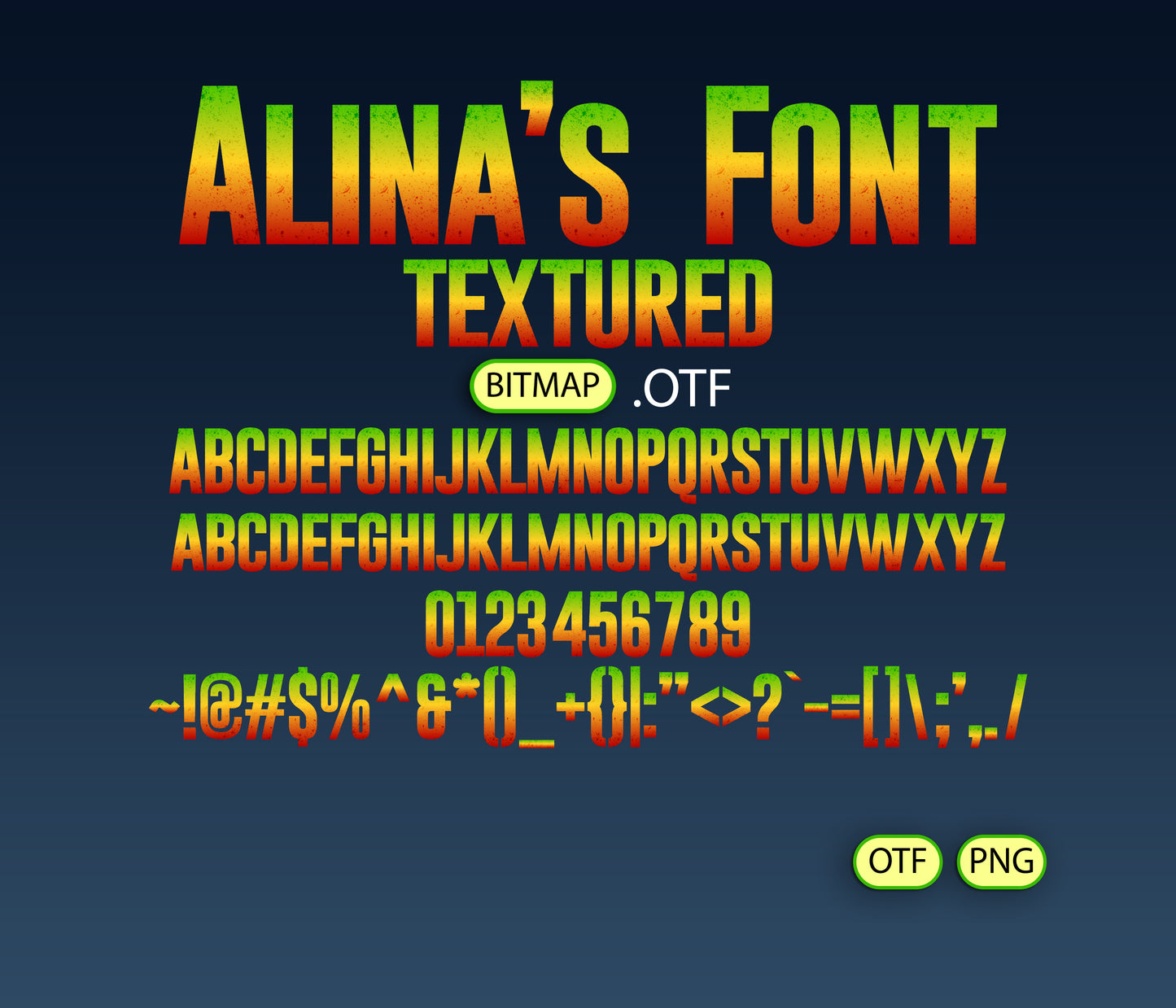 Reggae Legend Font Textured