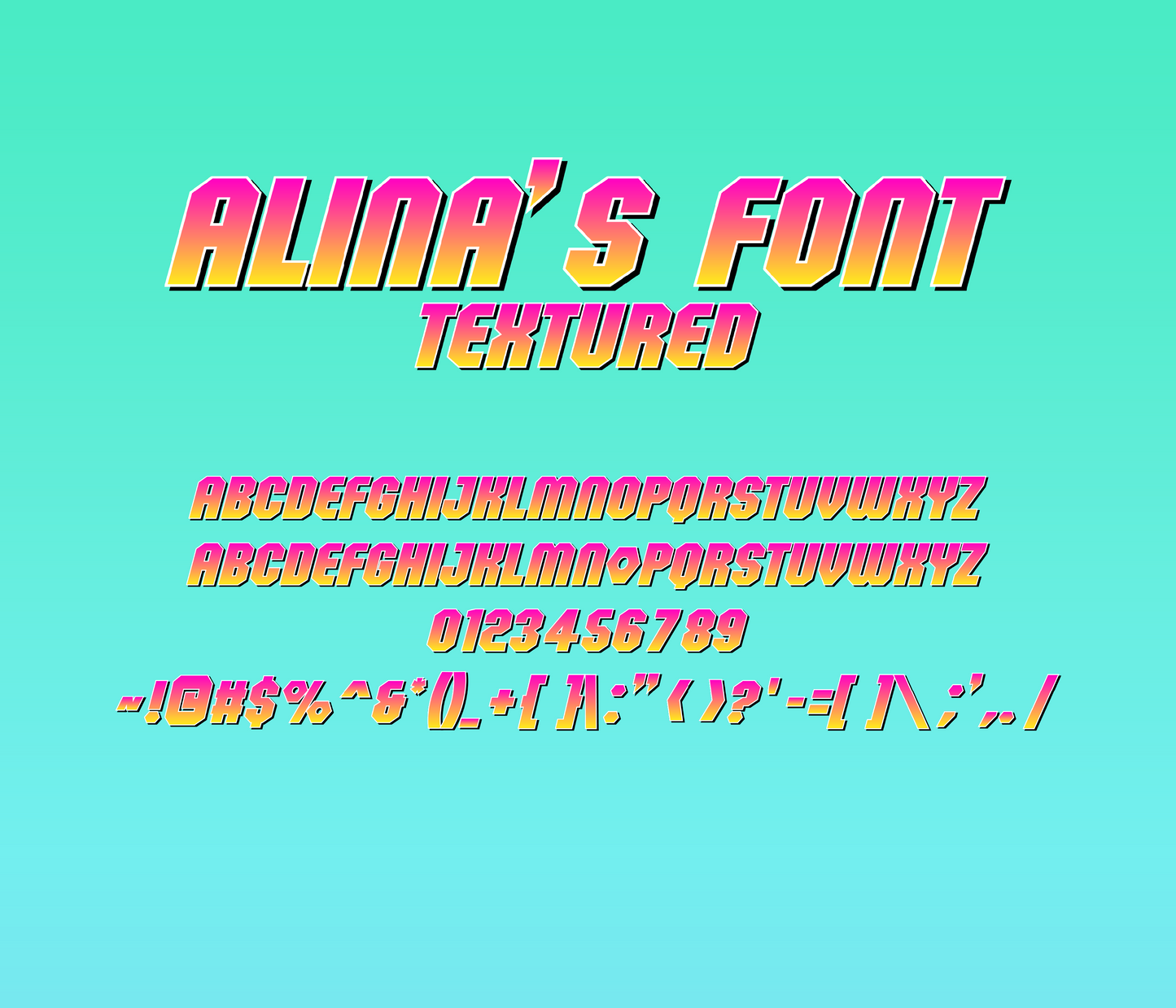 Ninja Legacy Font Textured