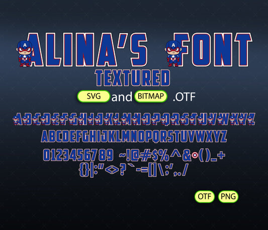 Patriot Hero Font Textured