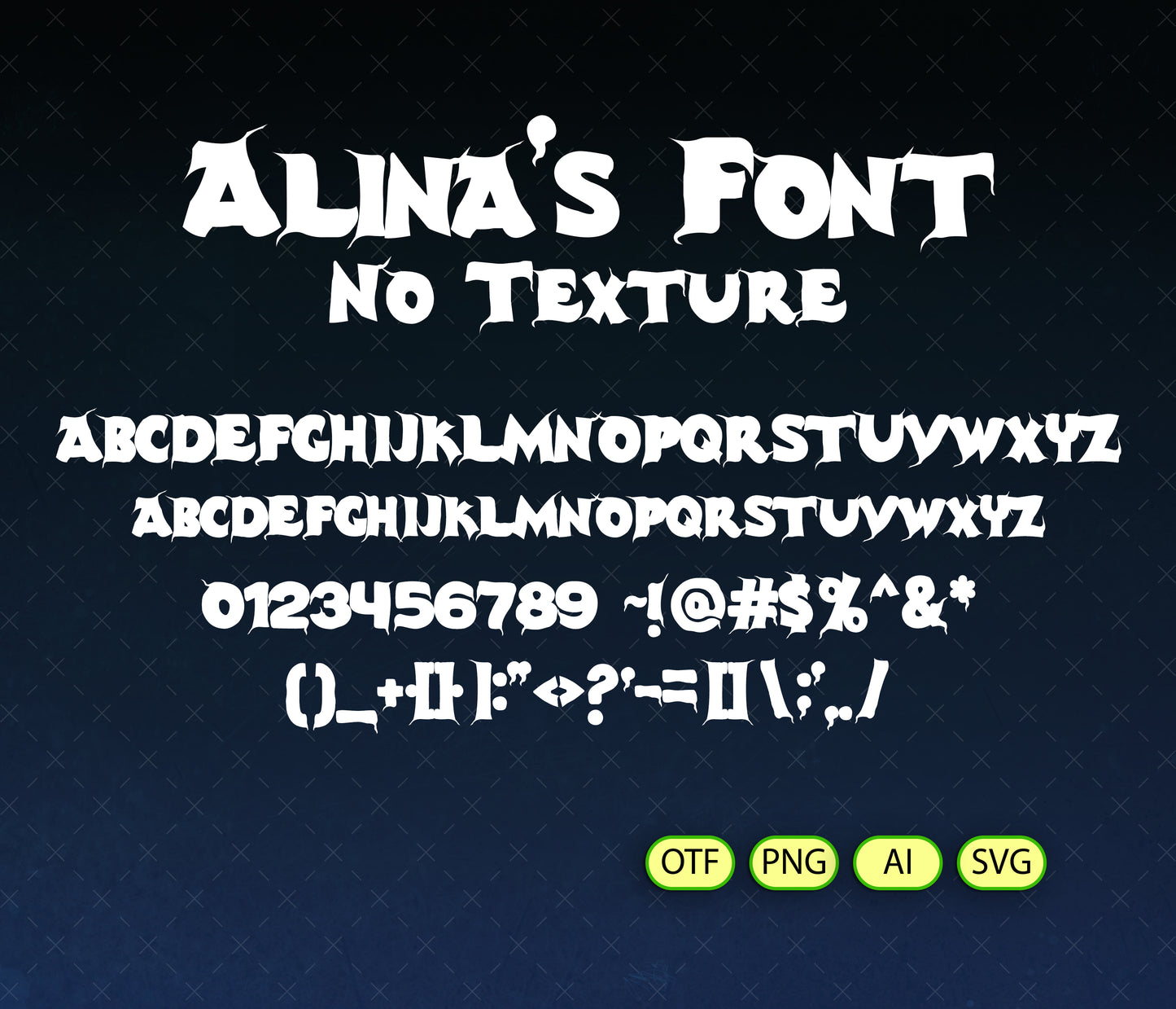 Friendly Specter Font Textured