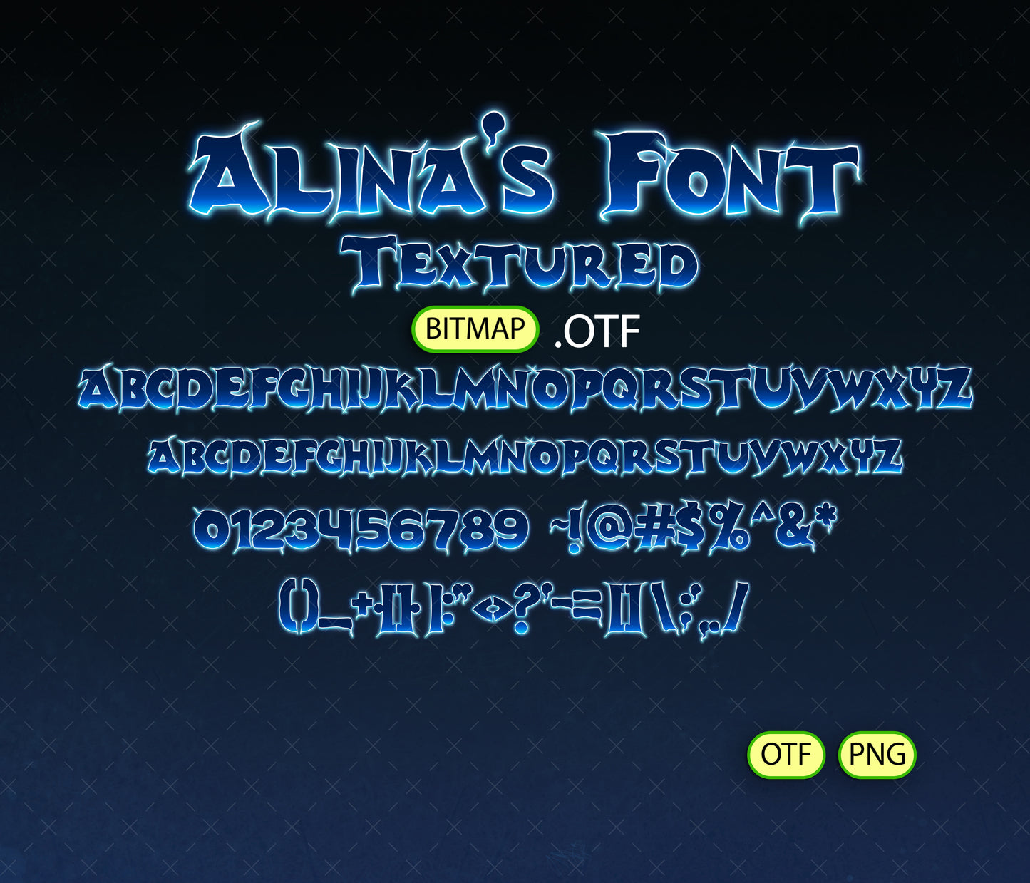 Friendly Specter Font Textured