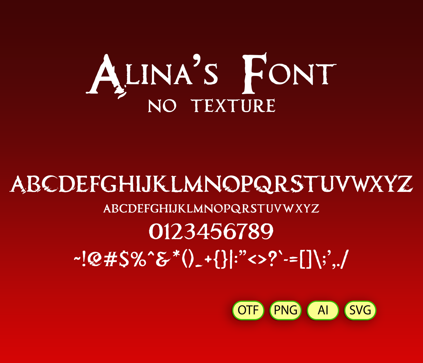 Dark Castle Font