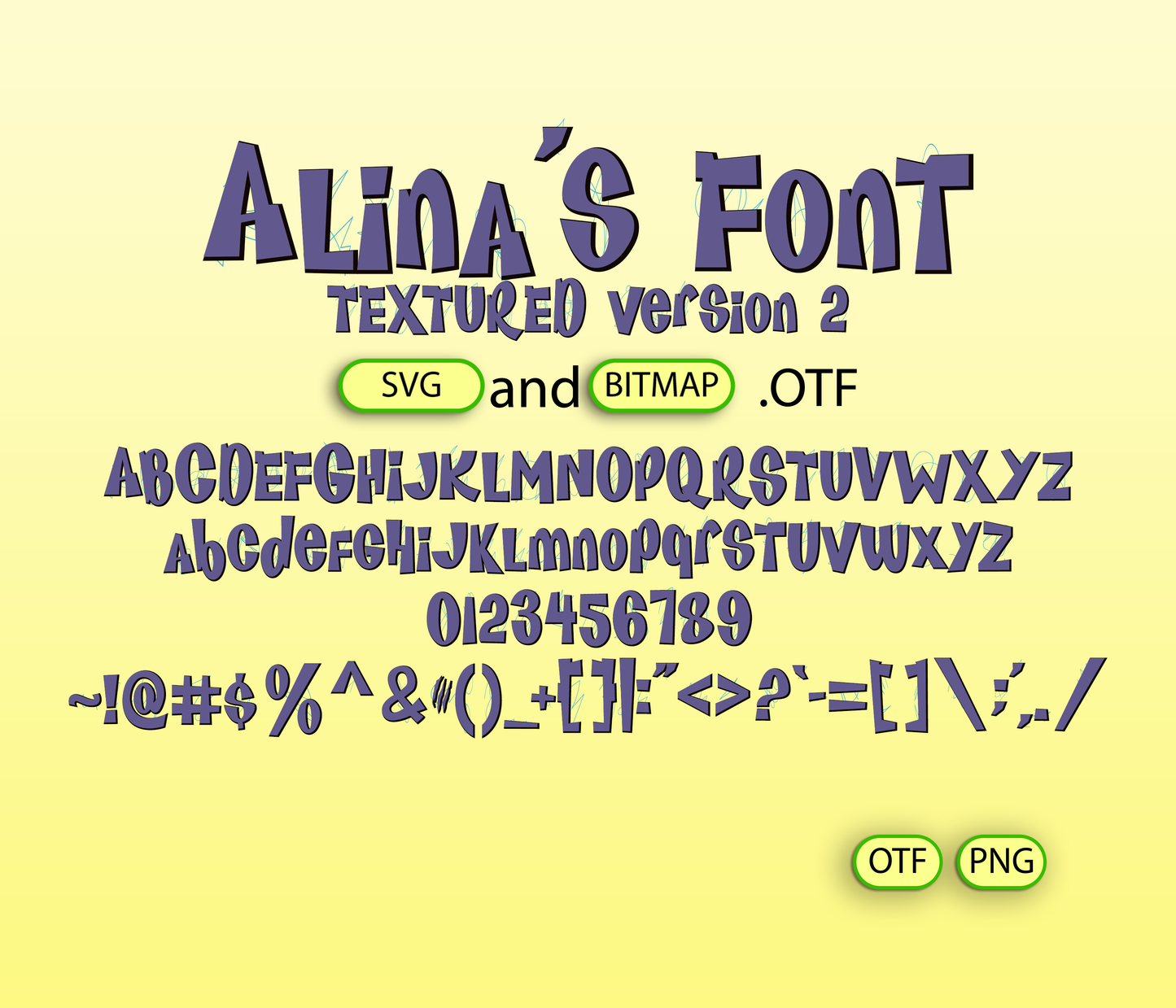 Feline Frenzy Font Textured